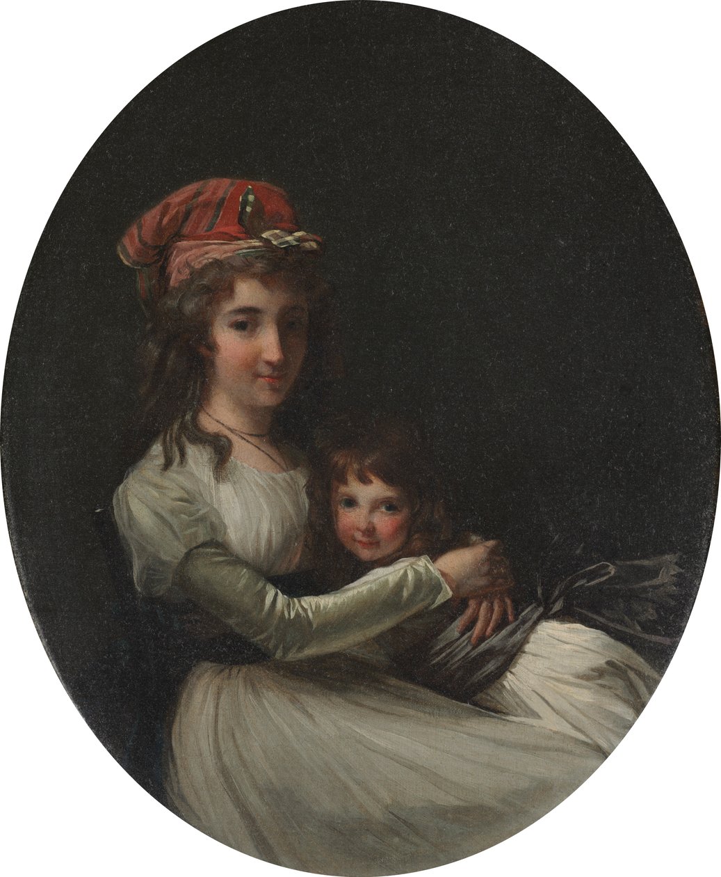 Portrait of a Mother and Daughter by Henri Pierre Danloux