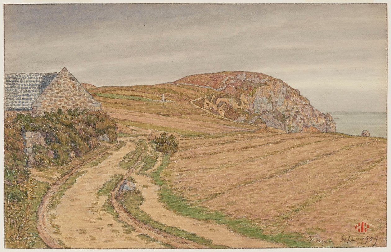 Path of Esquiffinec. Morgat by Henri Rivière