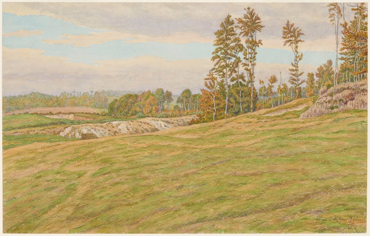 Surroundings of Clères by Henri Rivière
