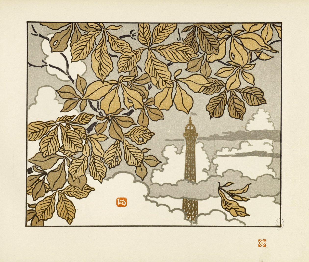 Frontispiece [The Thirty-Six Views of the Eiffel Tower] by Henri Rivière