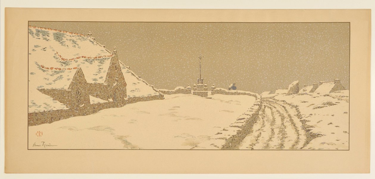 The Snow by Henri Rivière