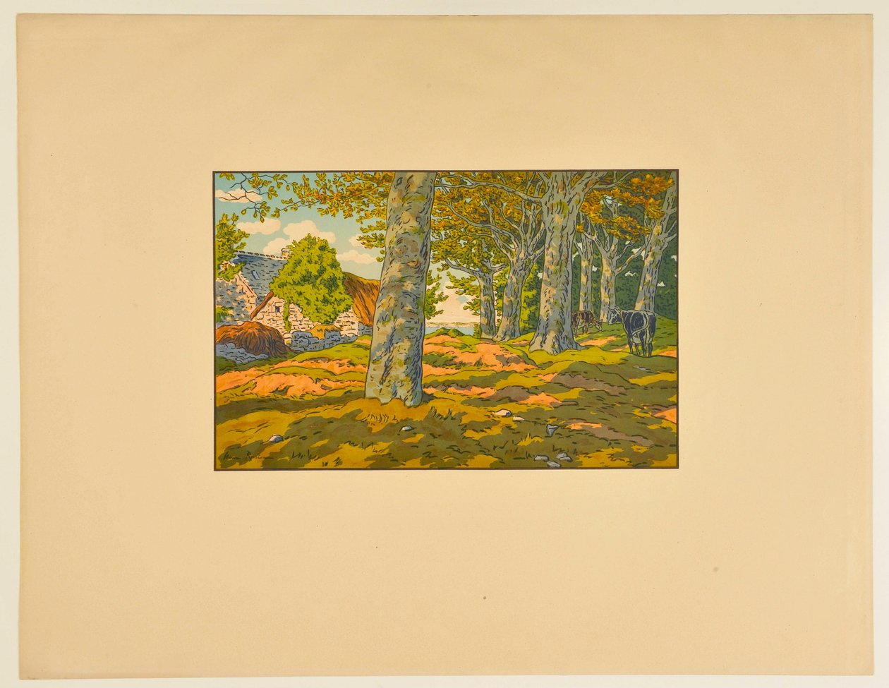 The Beech Wood at Kerzarden by Henri Rivière