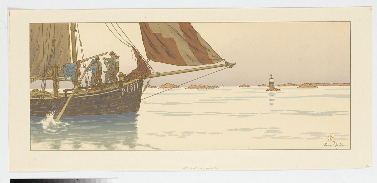 The Calm (Plate 11 from: The Fairyland of Hours) by Henri Rivière