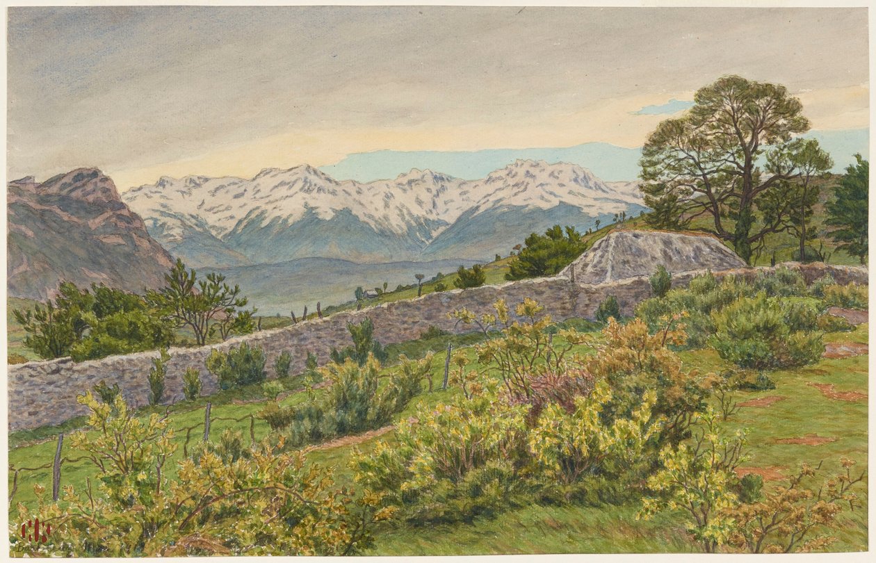 Gray Morning on the Alps (Barberaz) by Henri Rivière