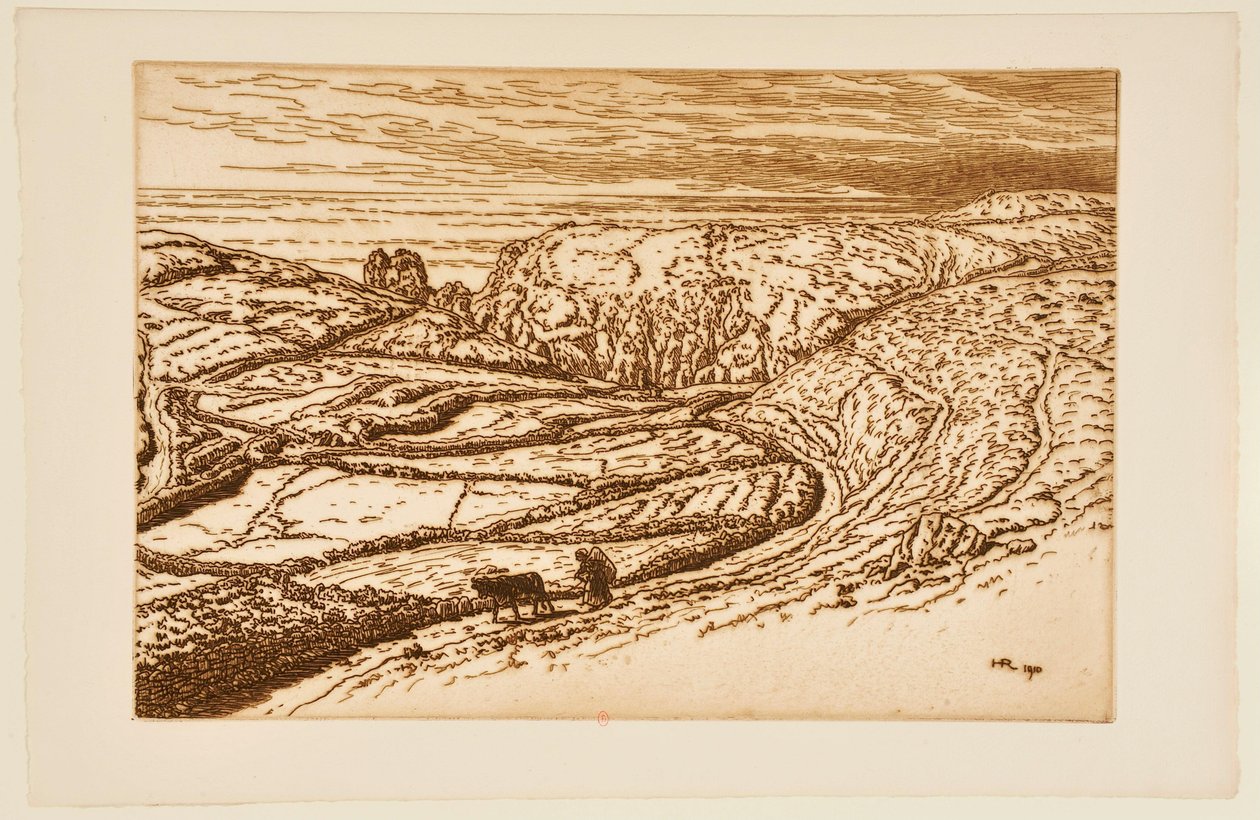 Breton Landscape by Henri Rivière