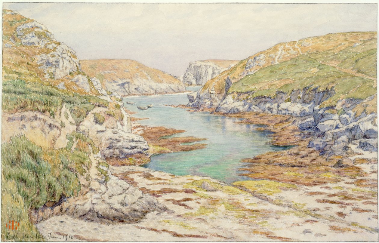 Sterhouen [Stêr-Ouen]. Belle-Isle-en-mer by Henri Rivière