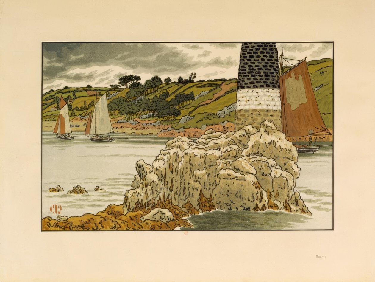 The Beacon on the Trieux by Henri Rivière