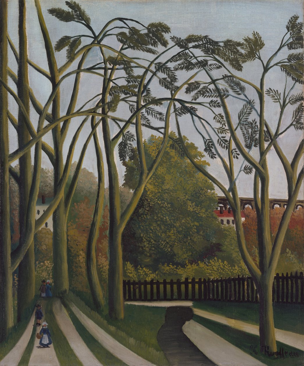 The Banks of the Bièvre near Bicêtre by Henri Rousseau