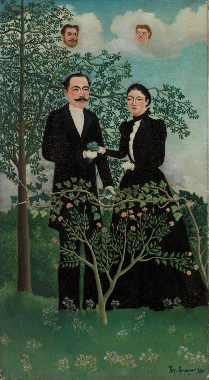 The Past and the Present, or Philosophical Thought by Henri Rousseau