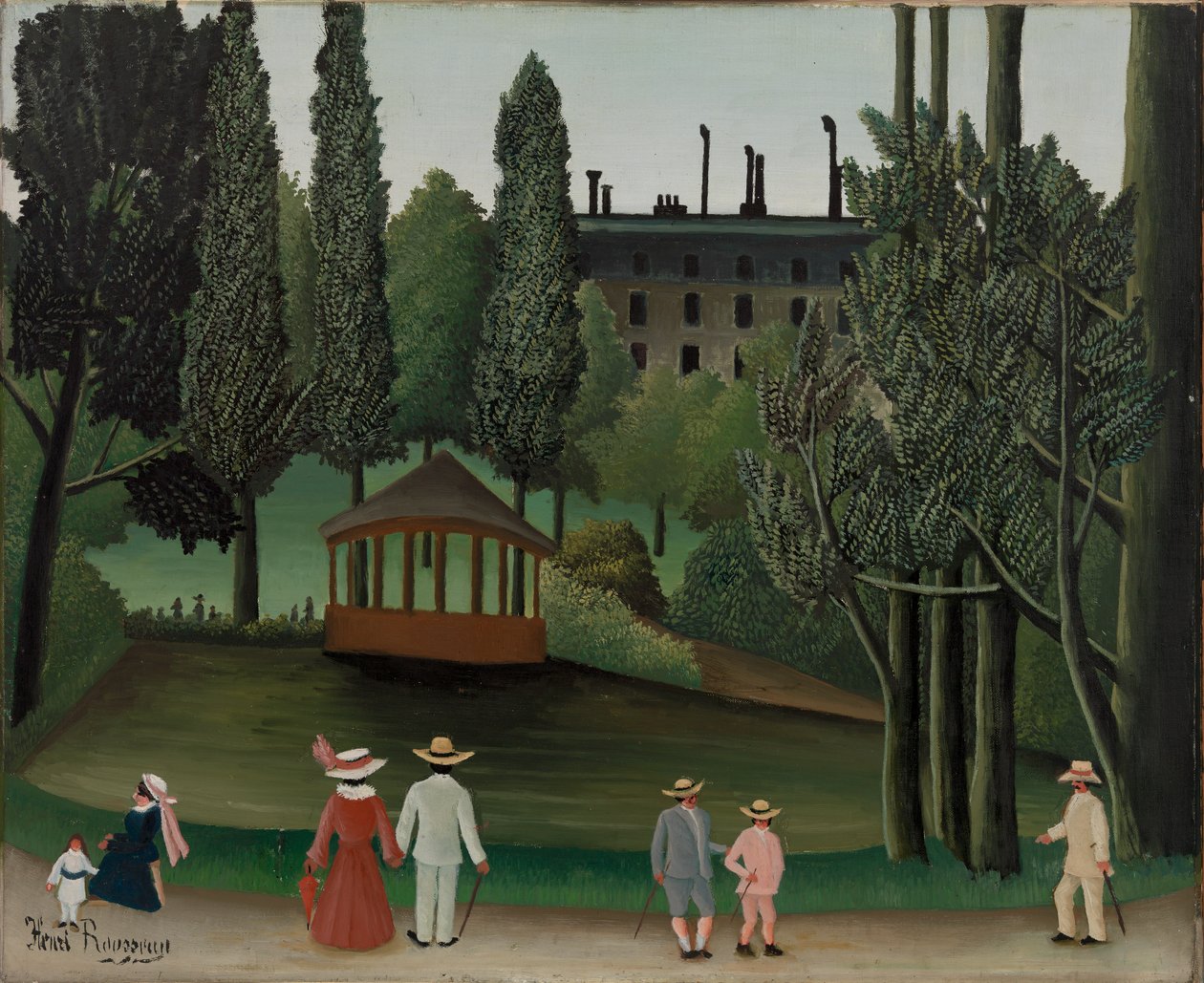 View of Montsouris Park, the Kiosk by Henri Rousseau