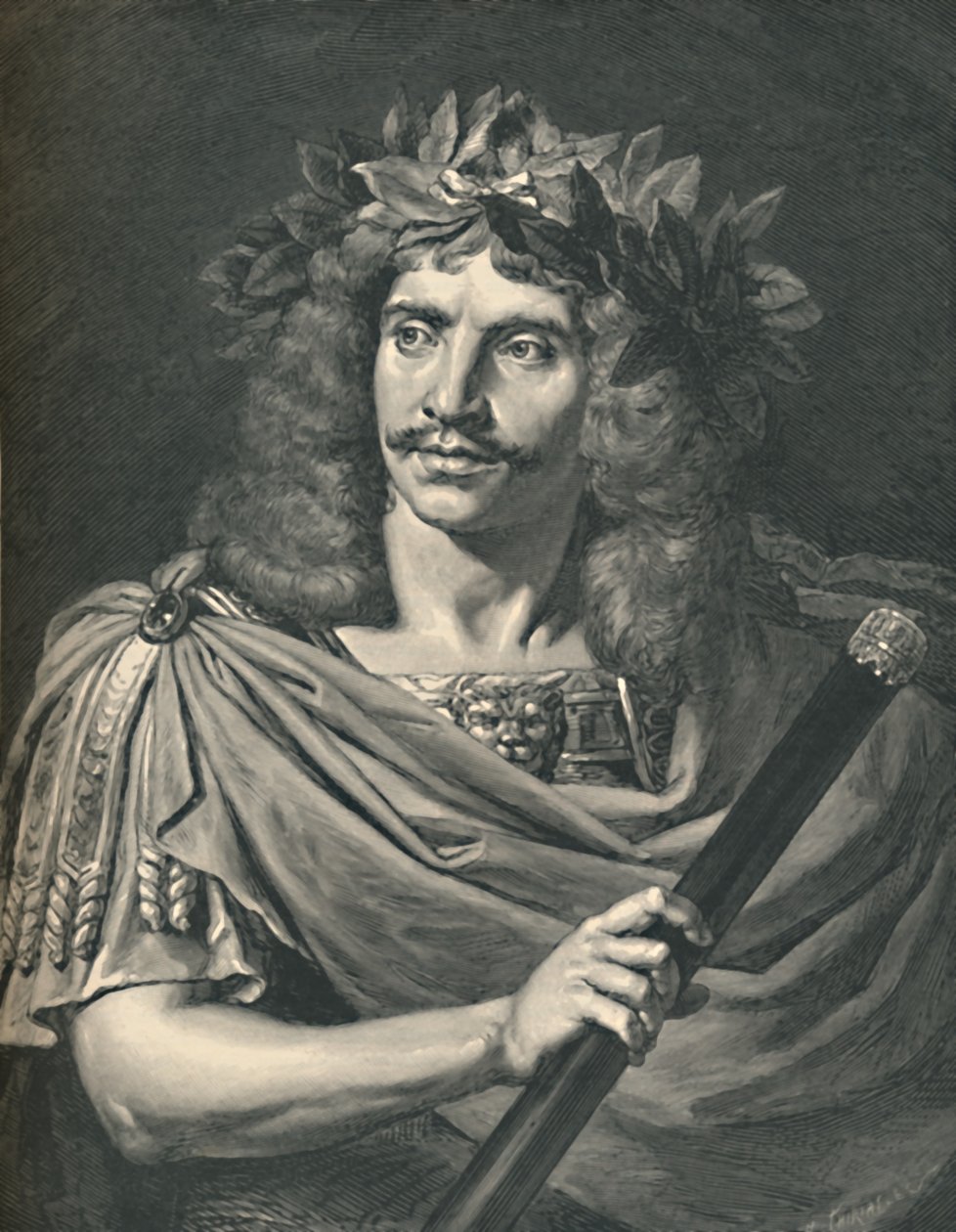 Molière as Julius Caesar in the Tragedy of Pompée, 1886 by Henri Thiriat