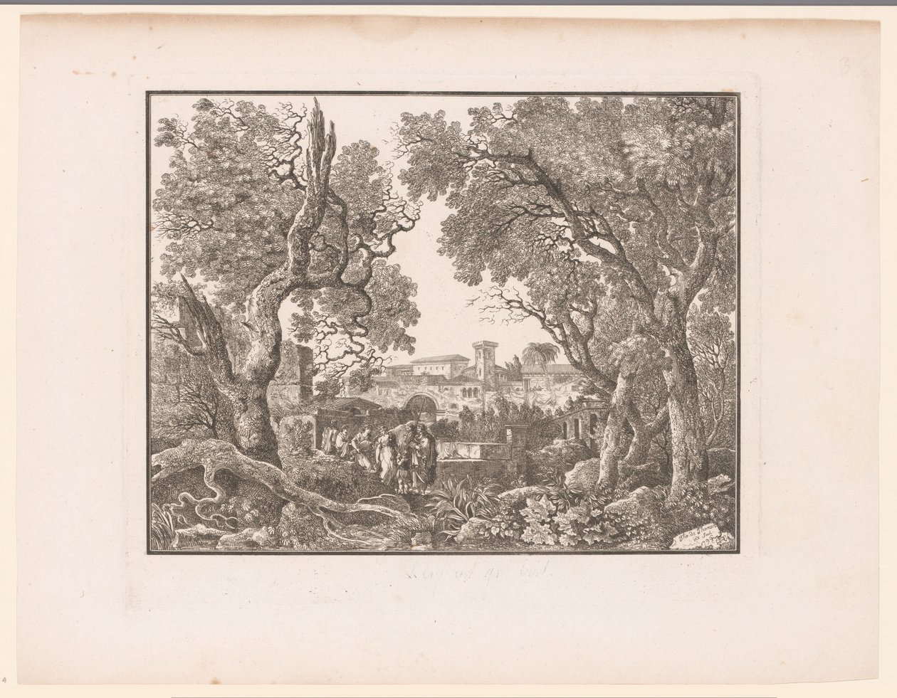 Landscape with a City in the Background by Henri Thomann