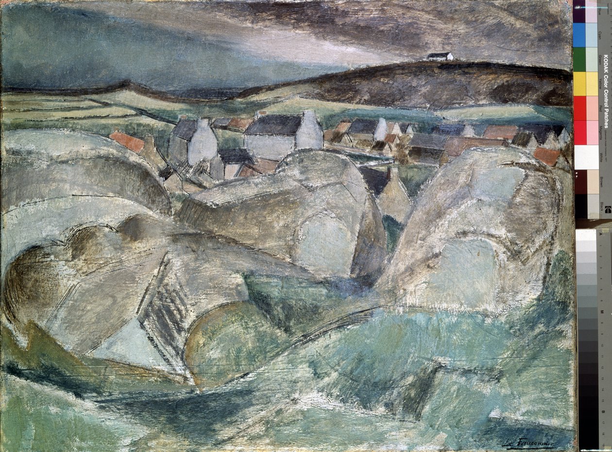 Village Among the Rocks by Henri Victor Gabriel Le Fauconnier