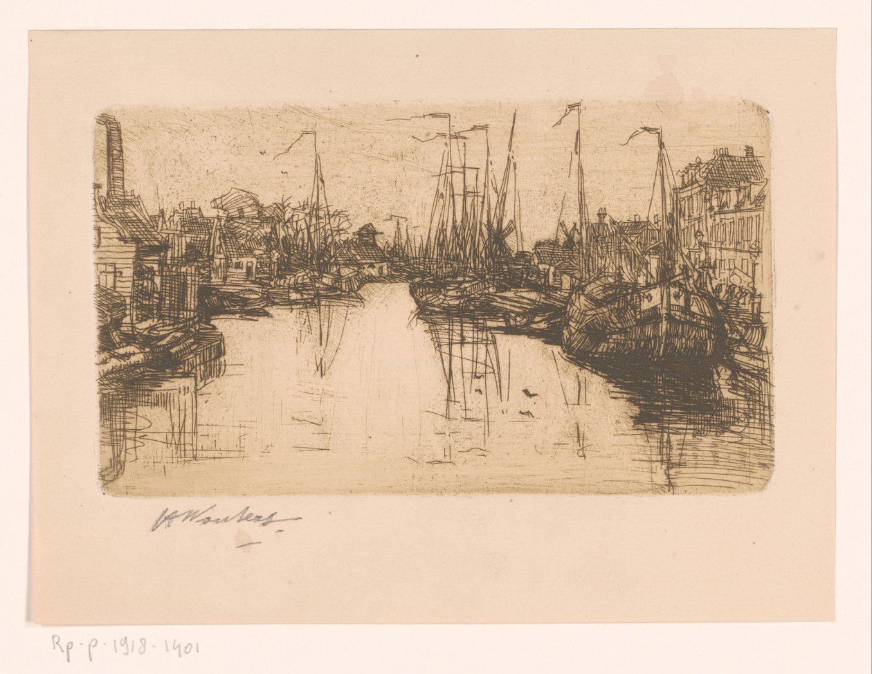 City Canal by Henri Wouters (signed by artist)