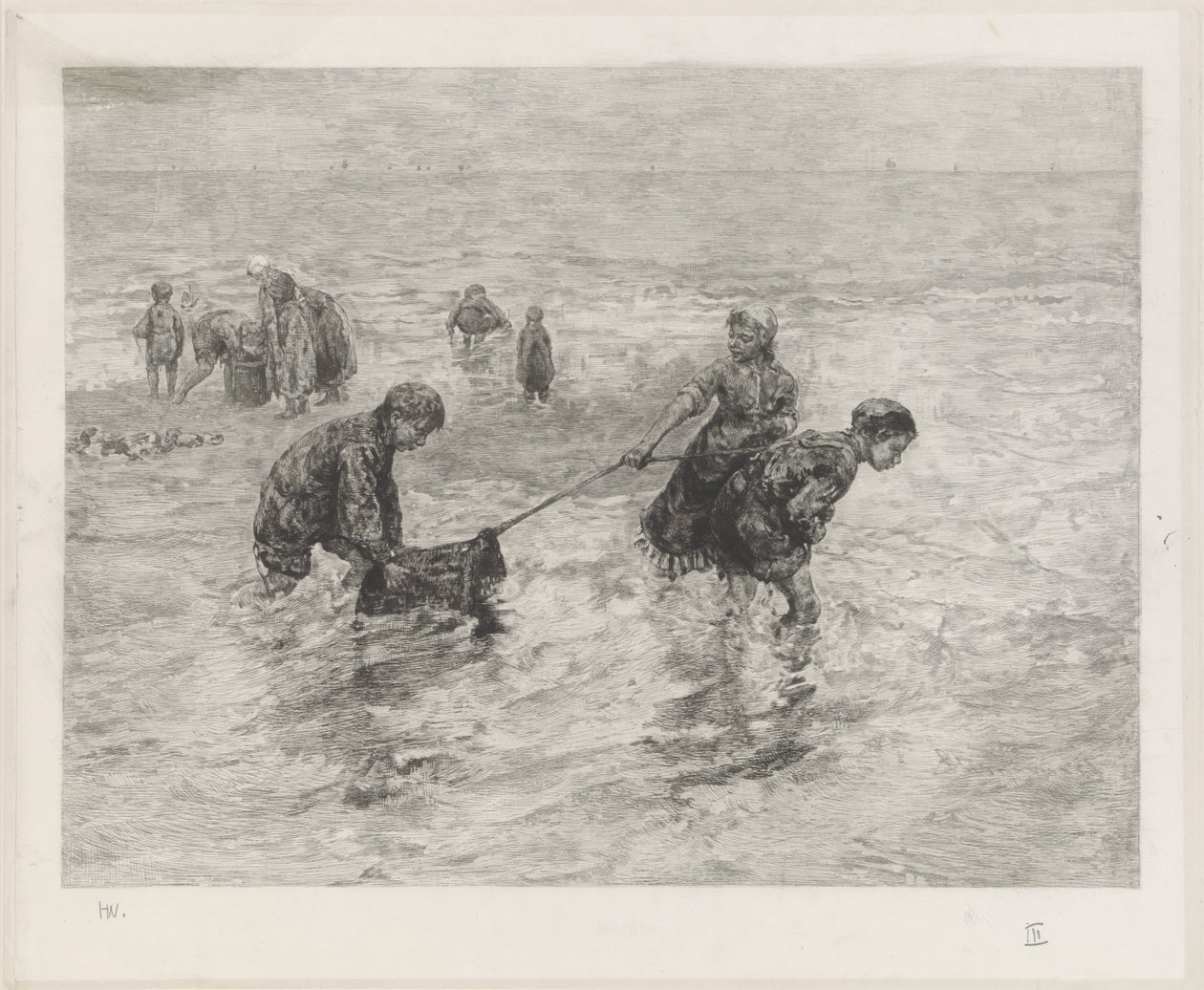 Children by the Sea by Henri Wouters