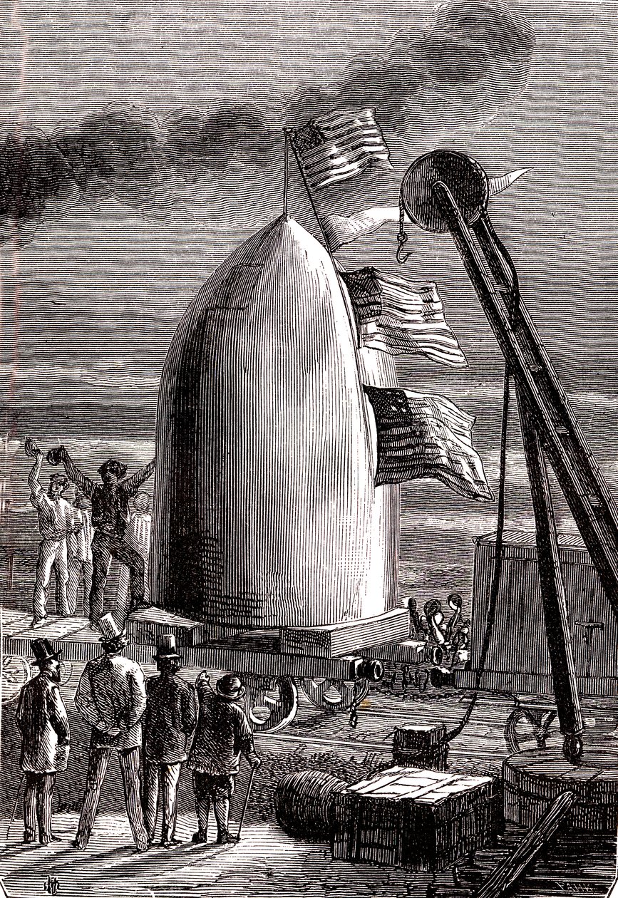 The Giant Gun Projectile Arrived at Stone