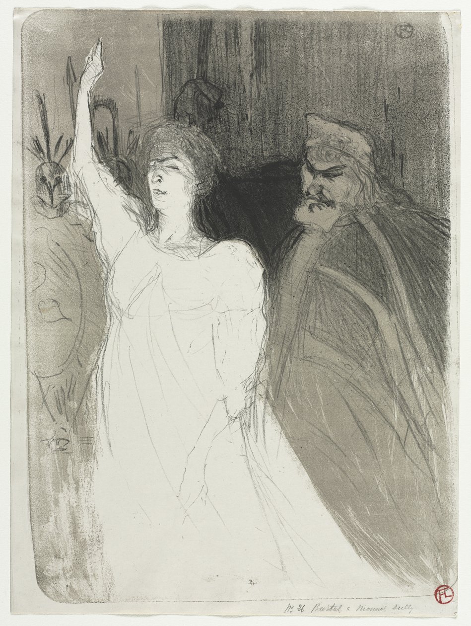 A Princely Idyl, Clara Ward by Henri de Toulouse-Lautrec