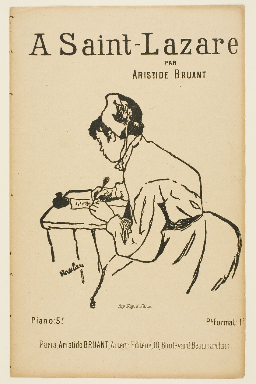 At Saint-Lazare by Henri de Toulouse-Lautrec