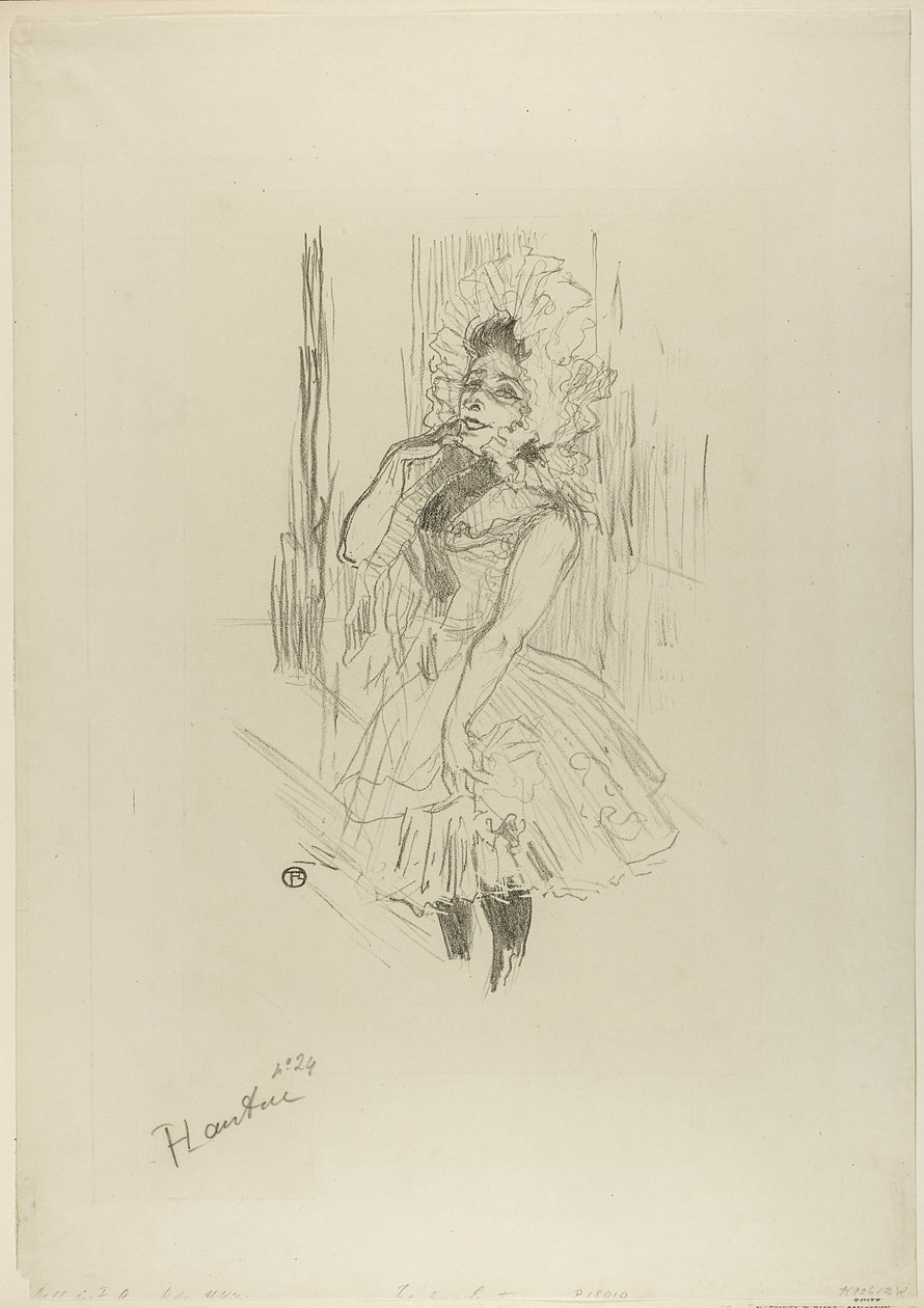 Anna Held, in Toutes ces Dames au Théâtre by Henri de Toulouse-Lautrec