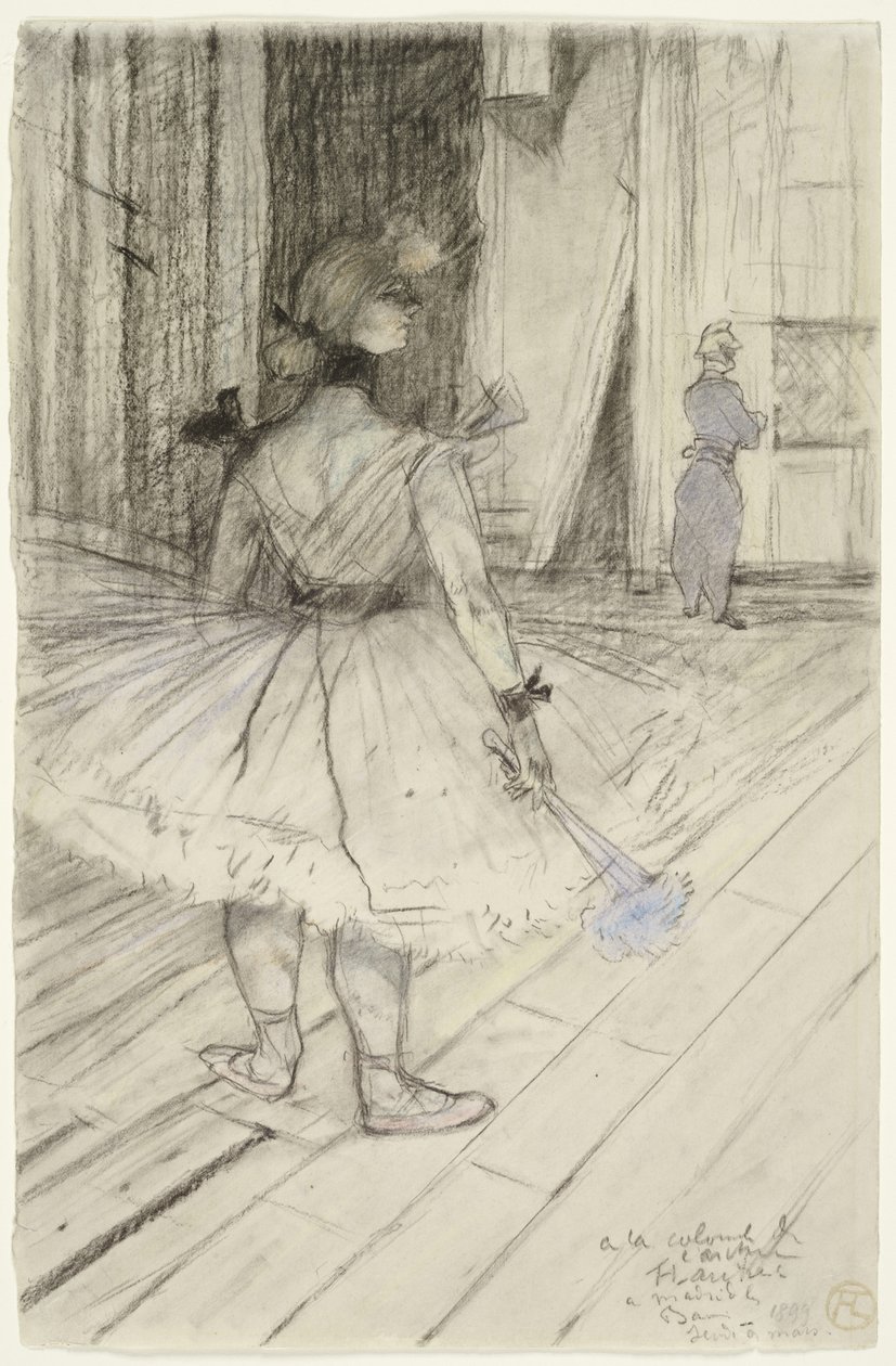 At the Circus: In the Wings by Henri de Toulouse Lautrec
