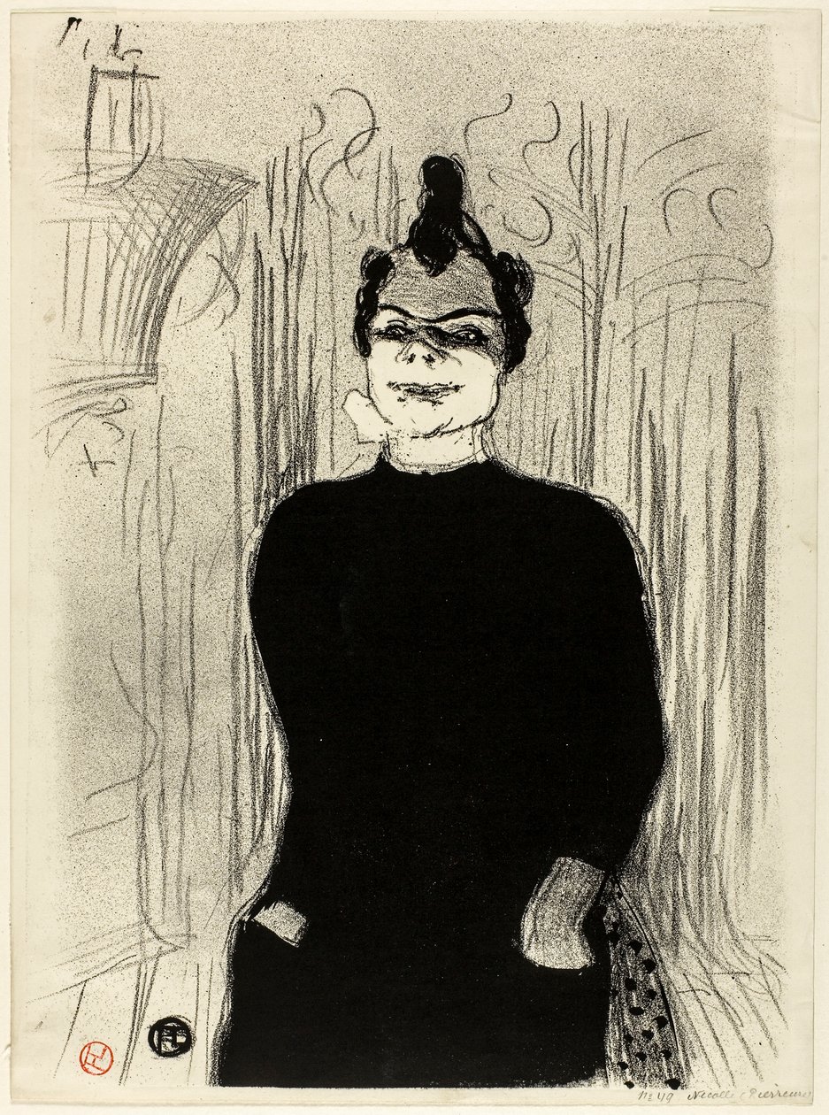 At the Gaieté Rochechouart: Nicolle by Henri de Toulouse-Lautrec