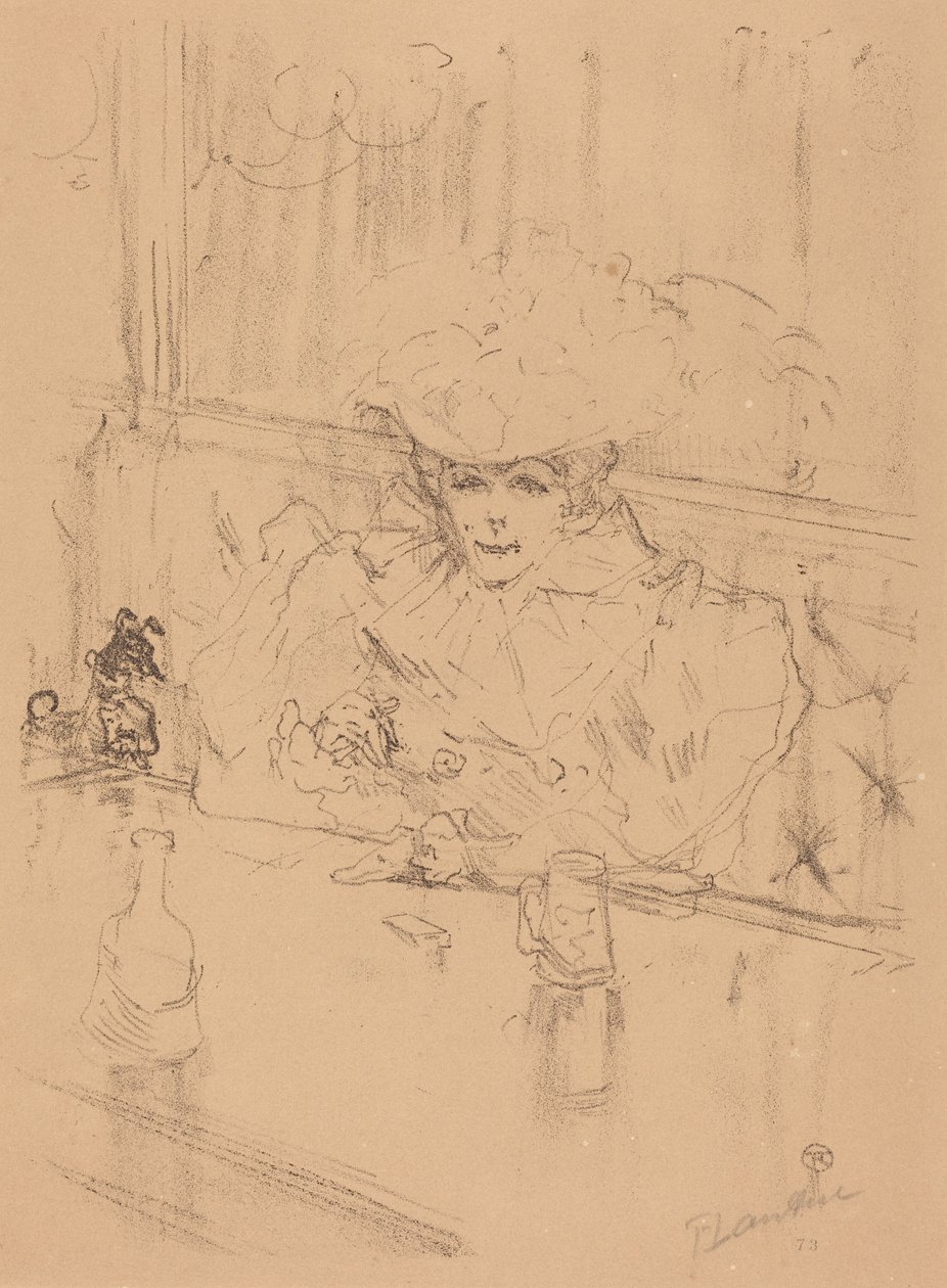 At the Hanneton by Henri de Toulouse-Lautrec