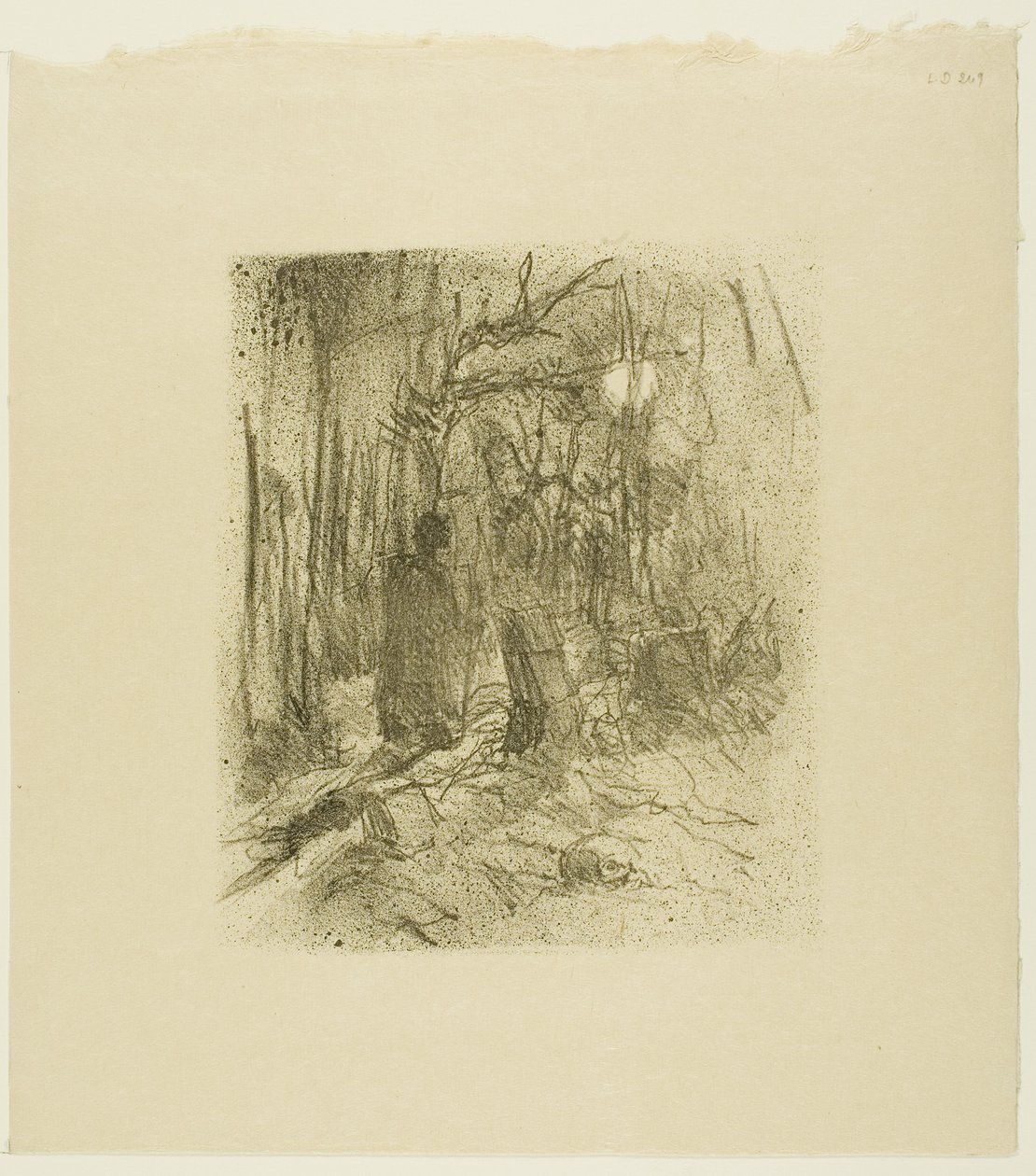 Busk Cemetery, from Au Pied du Sinaï by Henri de Toulouse-Lautrec