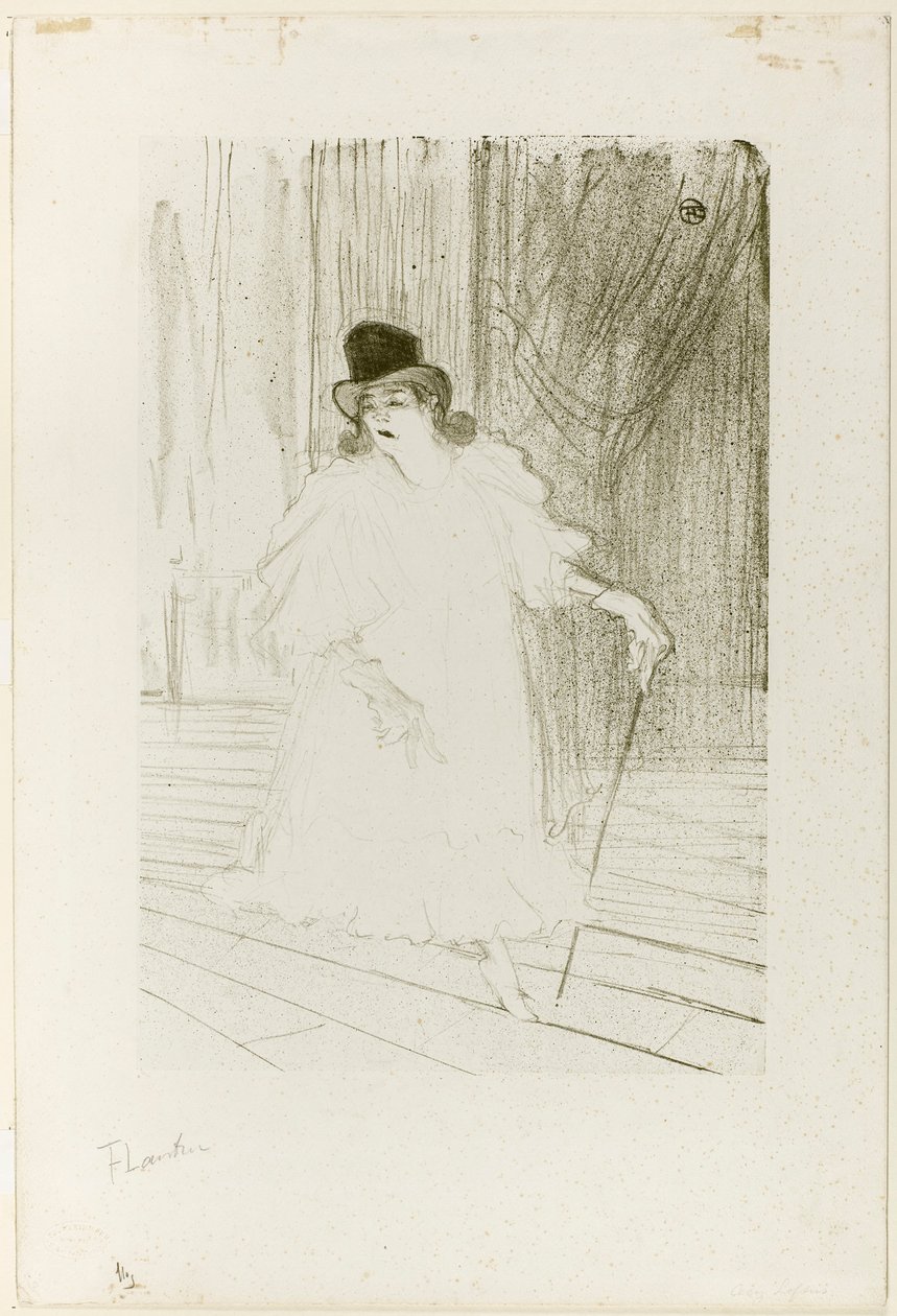 Cecy Loftus by Henri de Toulouse-Lautrec