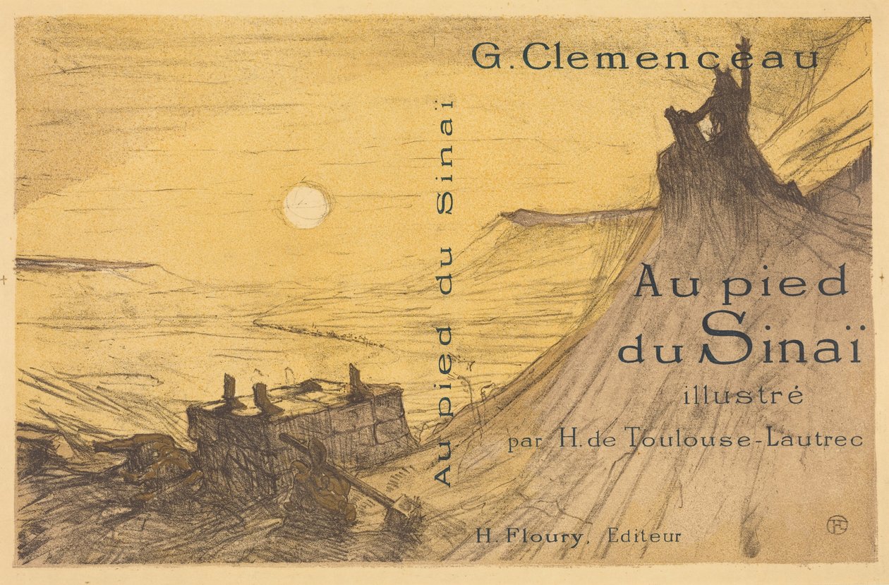 Cover for "At the Foot of Sinai" by Henri de Toulouse-Lautrec