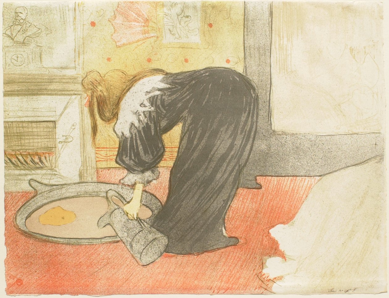Elles: Woman with Tub by Henri de Toulouse-Lautrec