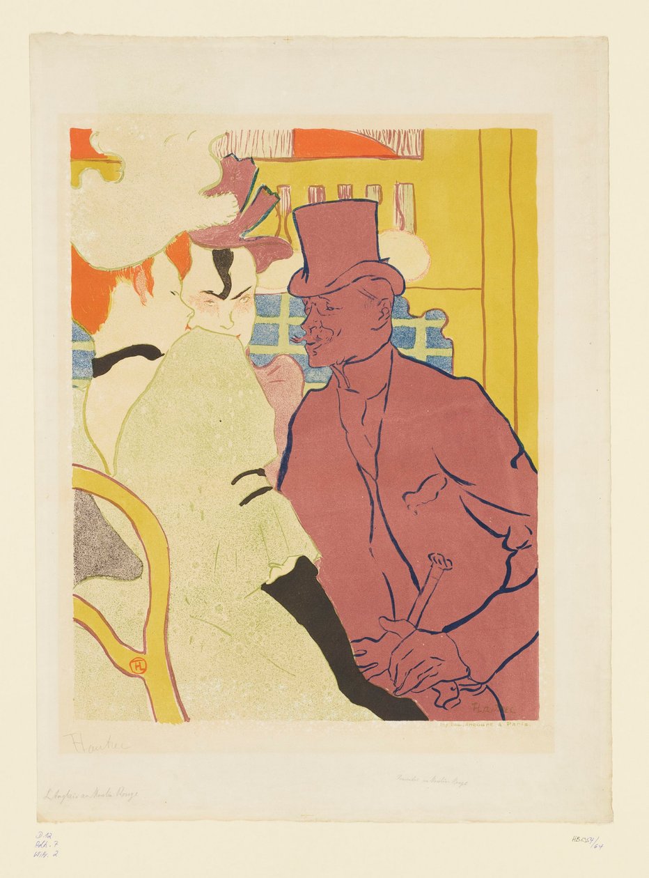 Englishmen at the Moulin Rouge by Henri de Toulouse Lautrec
