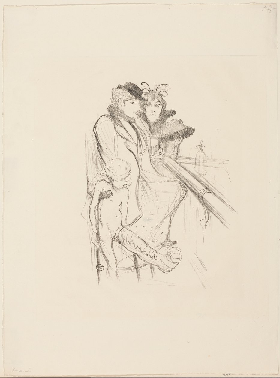 Eros Watering by Henri de Toulouse-Lautrec
