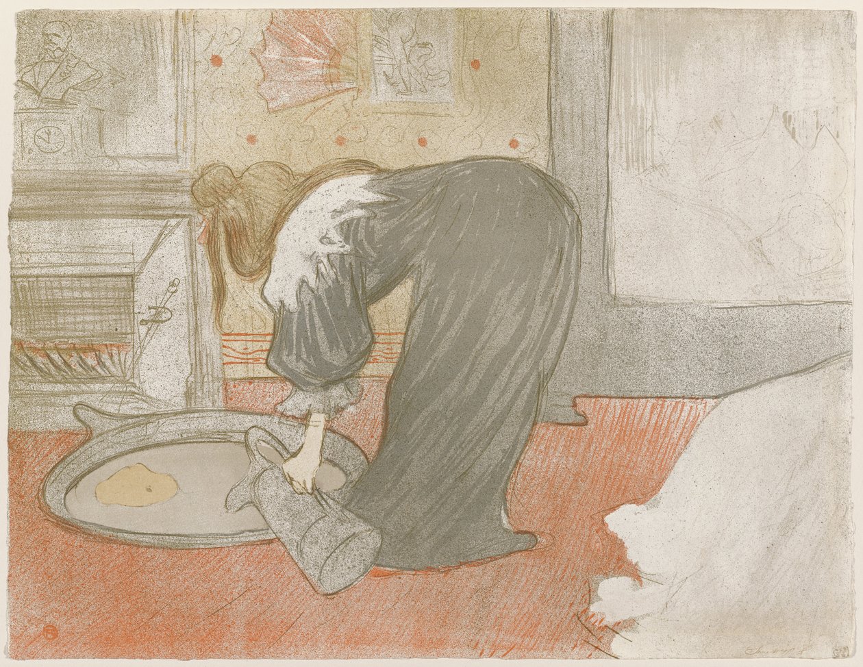 Woman in a Tub by Henri de Toulouse-Lautrec