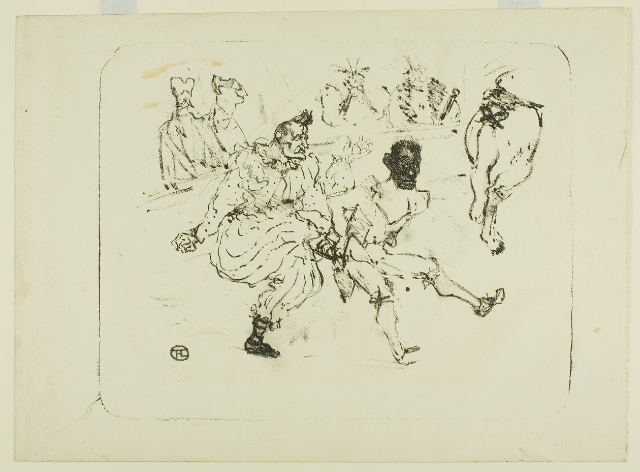 Footit and Chocolat by Henri de Toulouse-Lautrec