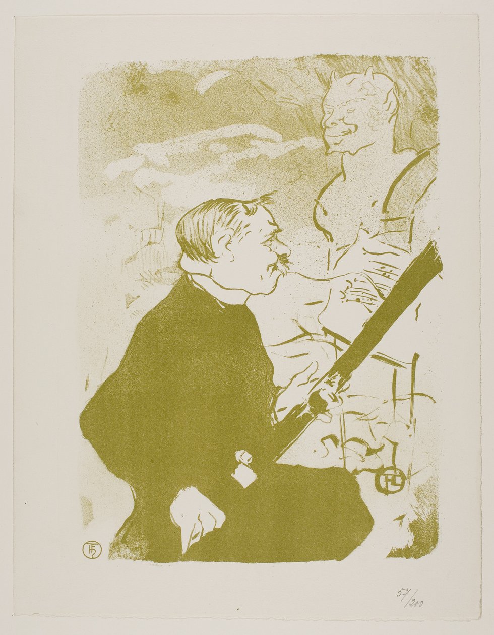 For You!... by Henri de Toulouse-Lautrec