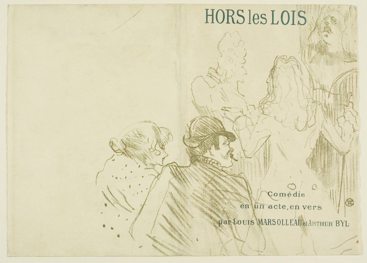 Homage to Molière by Henri de Toulouse-Lautrec