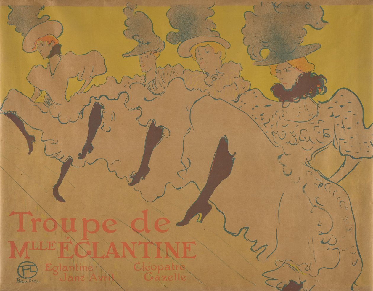 Troupe of Mademoiselle Églantine by Henri de Toulouse-Lautrec