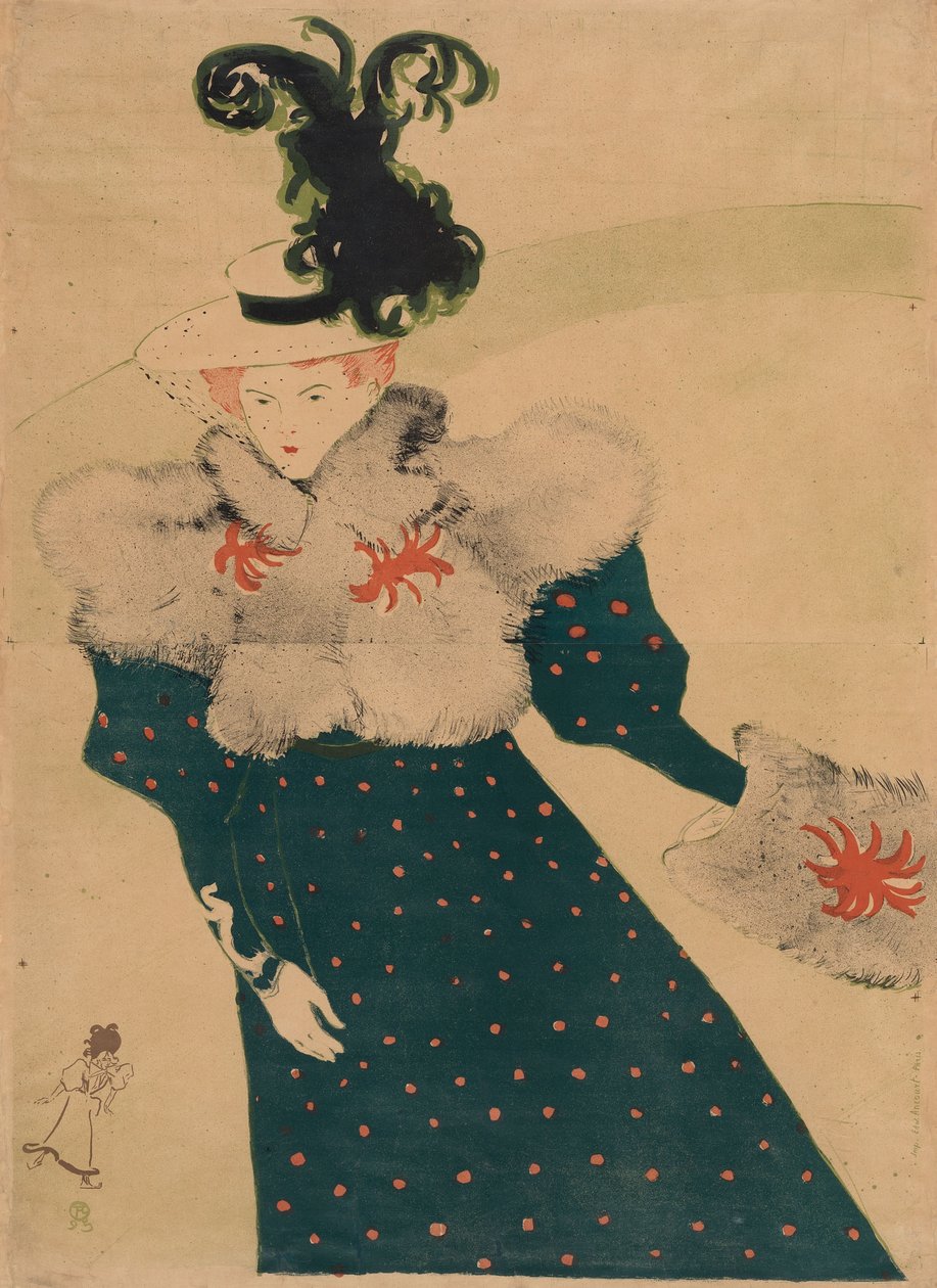 La revue blanche by Henri de Toulouse-Lautrec