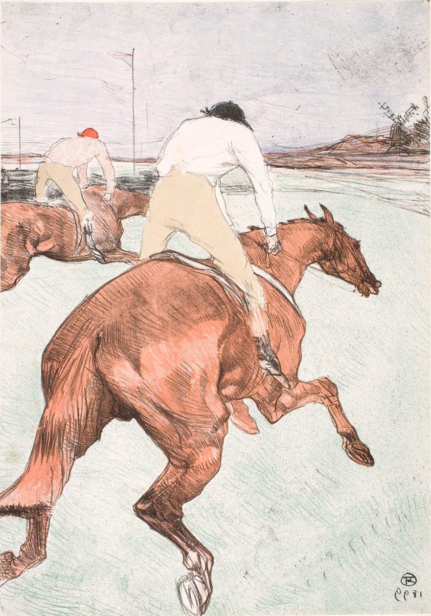 The Jockey by Henri de Toulouse-Lautrec