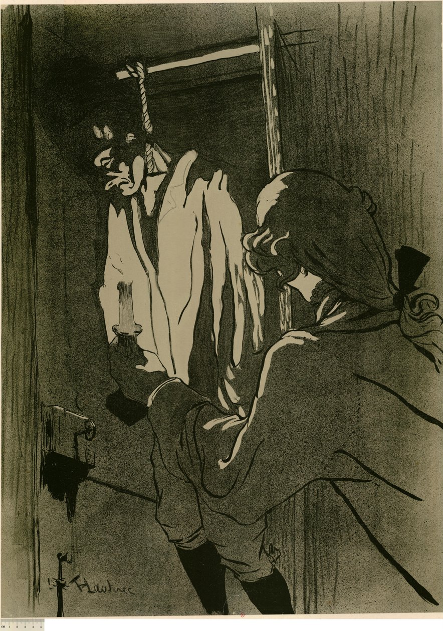 The Hanged Man (1st Plate) by Henri de Toulouse-Lautrec