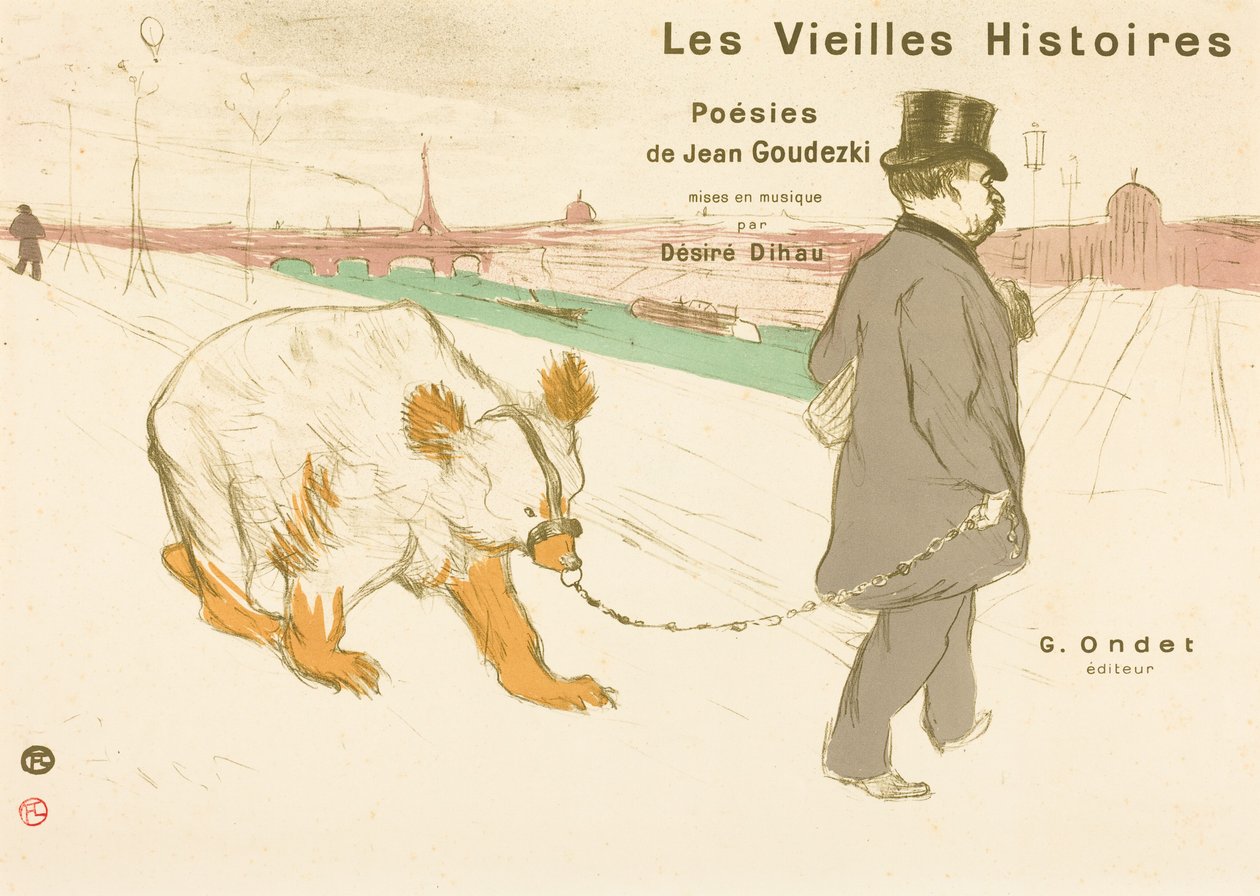 The Old Stories (cover/frontispiece) by Henri de Toulouse-Lautrec