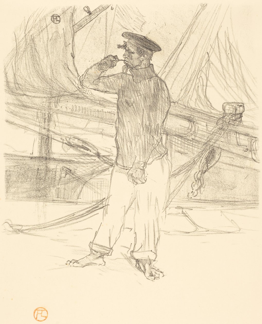 The Smoked Herring by Henri de Toulouse-Lautrec