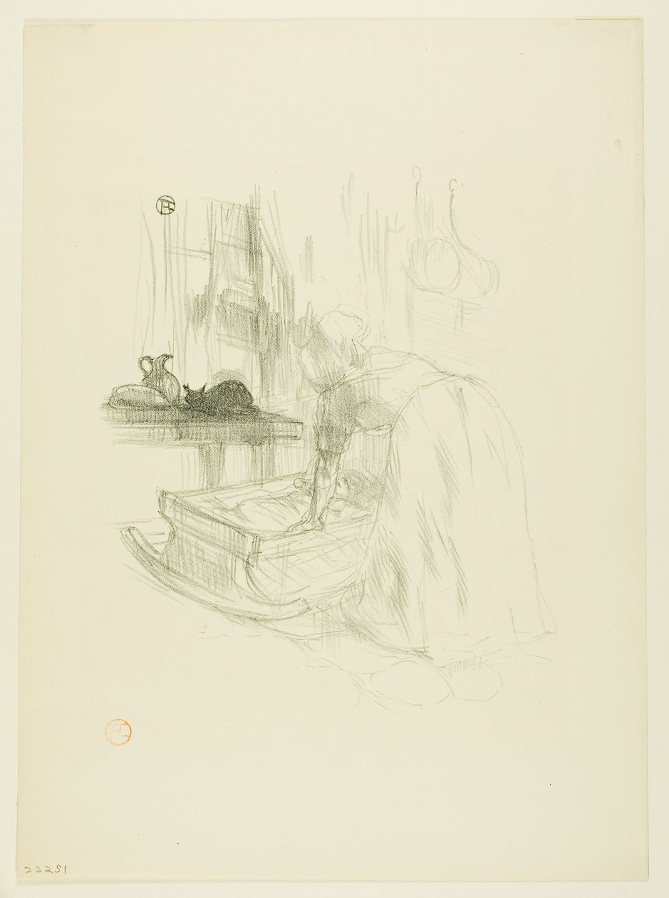 Lullaby, from Melodies of Desire Dihau by Henri de Toulouse-Lautrec