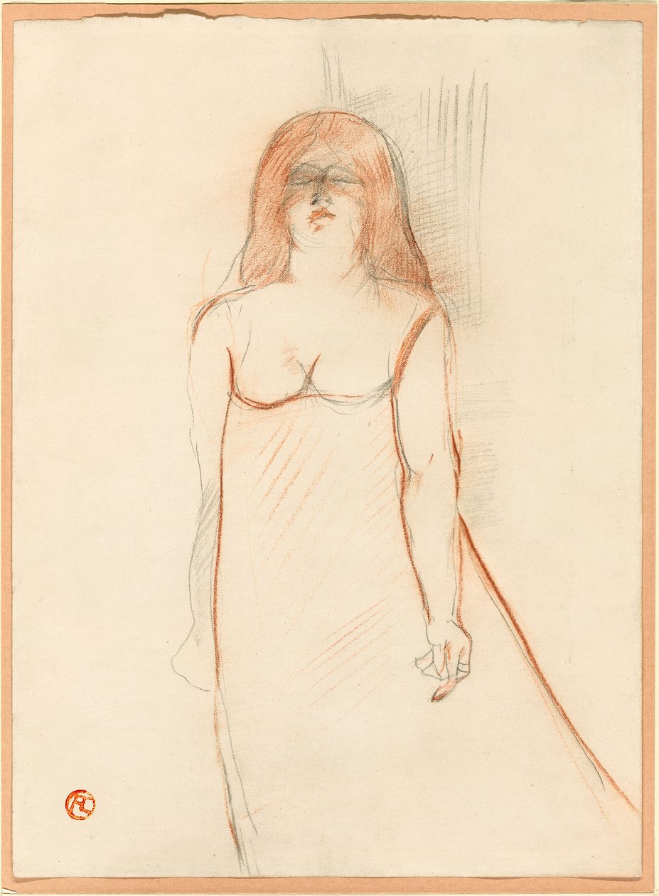 Mademoiselle Cocyte by Henri de Toulouse-Lautrec