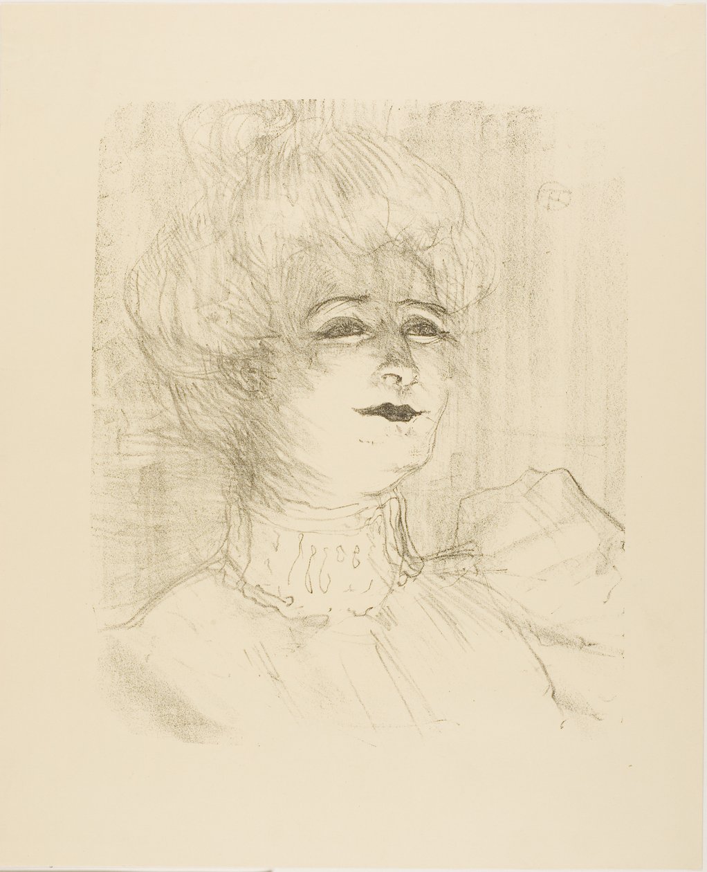 Marie-Louise Marsy, from Thirteen Lithographs by Henri de Toulouse-Lautrec