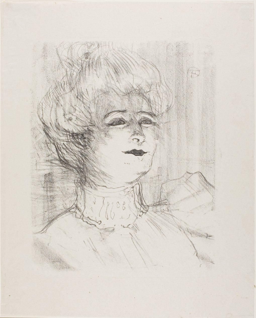 Marie-Louise Marsy, from Thirteen Lithographs by Henri de Toulouse-Lautrec