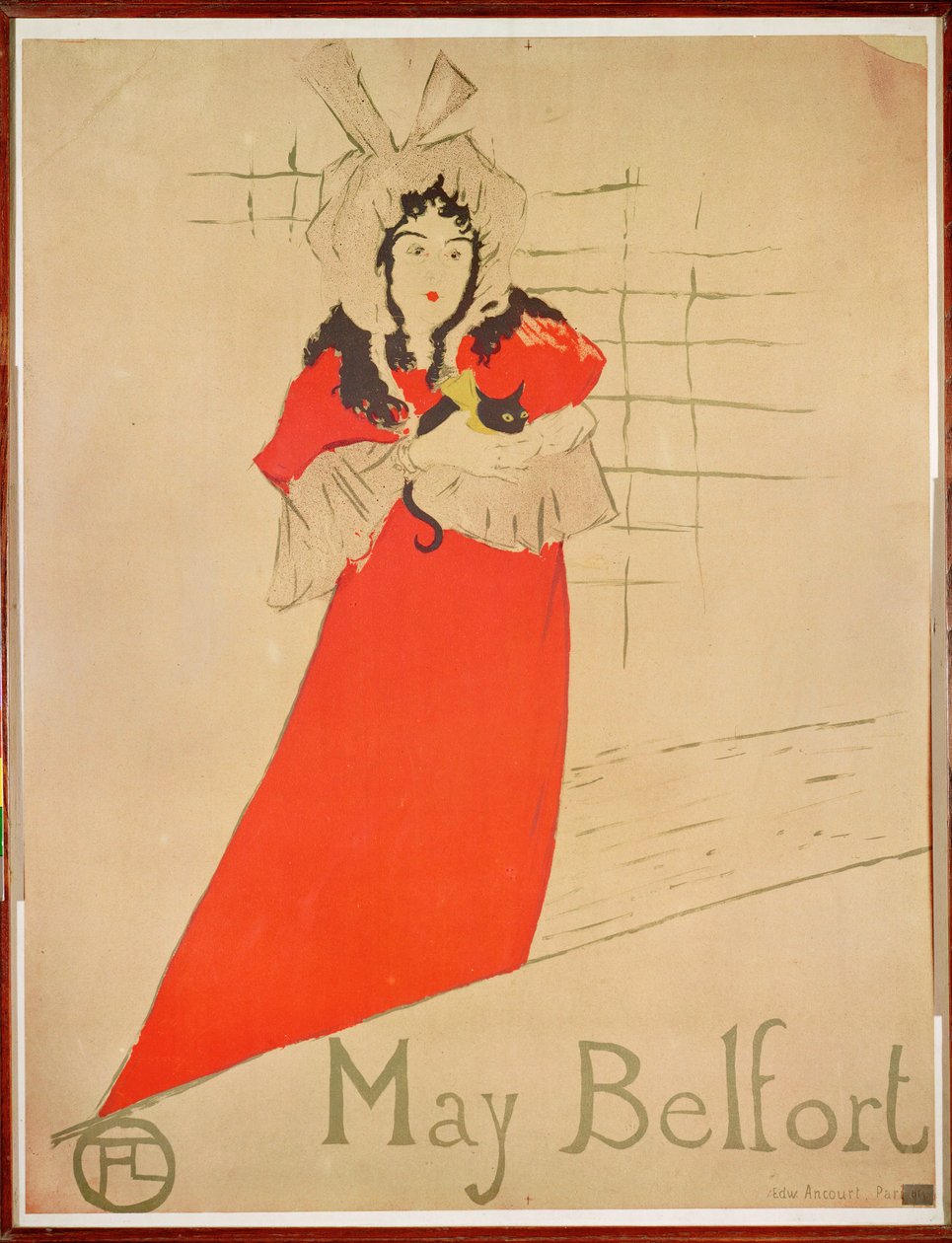 May Belfort by Henri de Toulouse-Lautrec