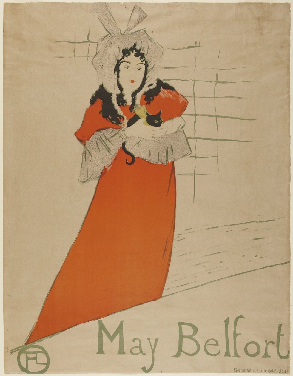 May Belfort by Henri de Toulouse-Lautrec