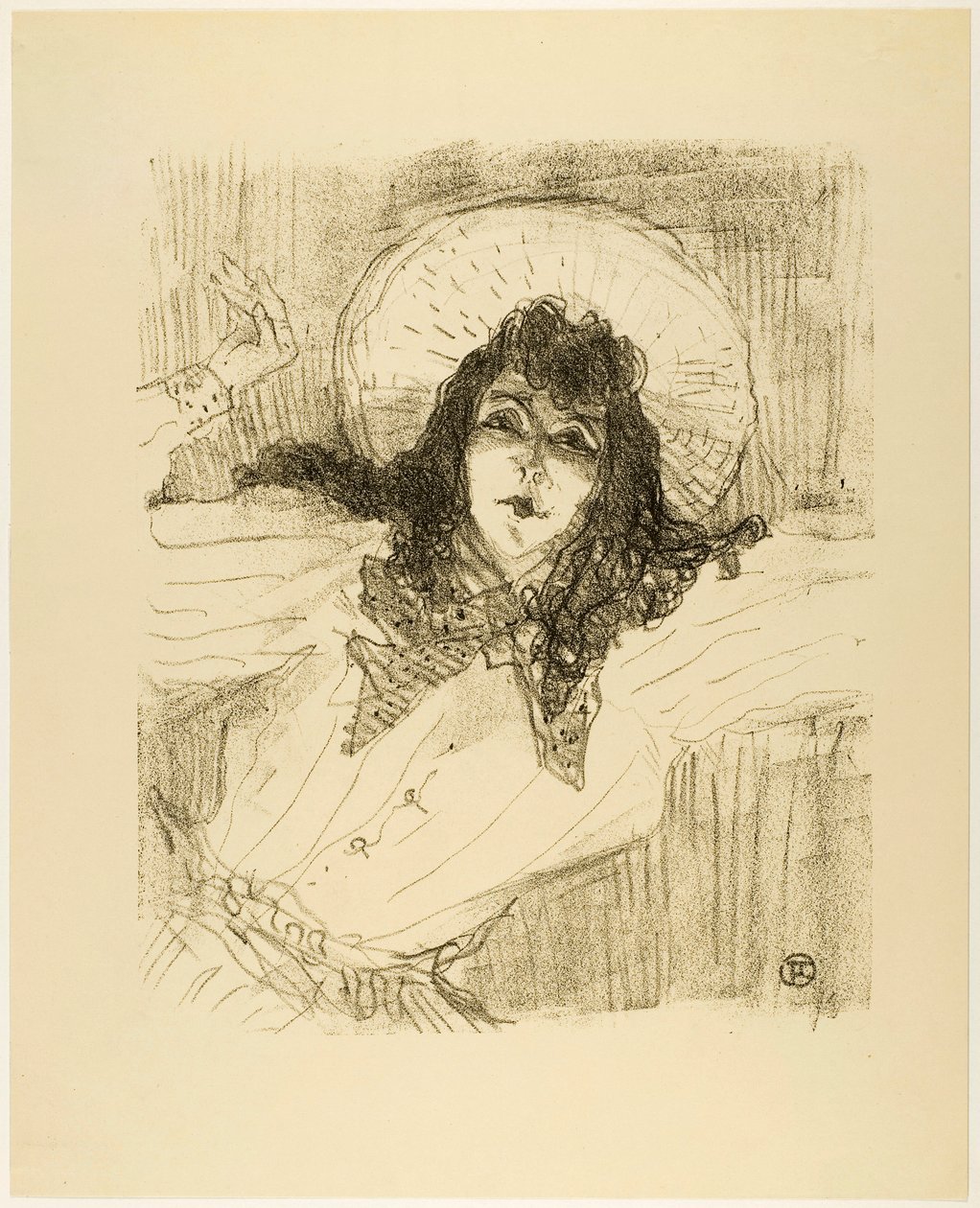 May Belfort, from Treize Lithographies by Henri de Toulouse-Lautrec