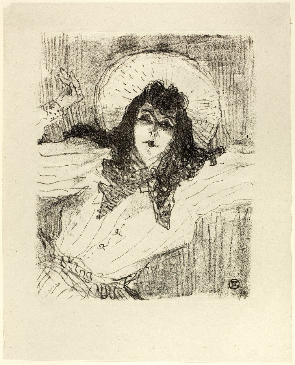 May Belfort, from Treize Lithographies by Henri de Toulouse-Lautrec